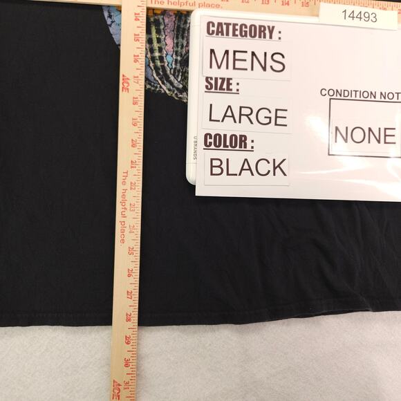 Nirvana Band Casual Crew Neck Graphic Shirt Adult Mens Size Large L Black - Picture 8 of 9